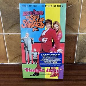 Austin Powers The Spy Who Shagged Me VHS 1999 Mike Myers New Line Sealed